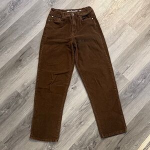 Wallflower High Rise Brown Jeans Classic Fit